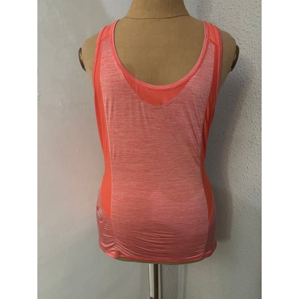 Athleta Racerback Zip Pocket Top S Orange Activewear Athleisure Sportswear Sport